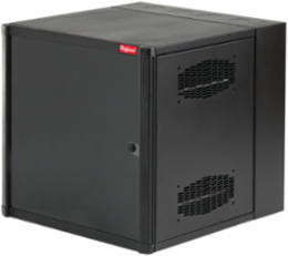 AccessPlus Double-Hinge Rack Cabinet, 36 x 24 x 18 Inch, Black Steel, NEMA Type 1