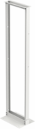 Open Frame Rack 2-Post, 84.00x20.25x15.00, White, Aluminum