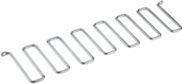 Wire Form Cable Manager, fits 19-inch, Plated, Steel