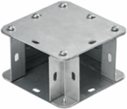 90-Degree Lay-in Elbow Tee-Cross 10.00x10.00 Inch Galvanized Steel
