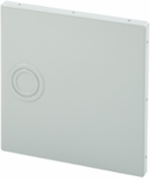 Lay-In Closure Plate Wireway, 10 Inch x 10 Inch, Gray, Mild Steel, NEMA Type 1