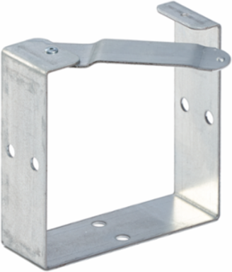Universal U-Connector for LayIn Wireway, fits 10.00x10.00, Galvanized, Mild Steel