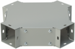 Cross Fitting 10 Inch x 10 Inch, Steel, Gray, NEMA Type 1