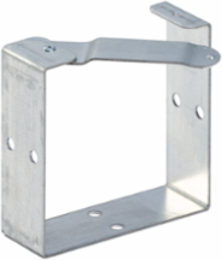 Universal U-Connector for LayIn Wireway, fits 12.00x12.00, Galvanized, Mild Steel