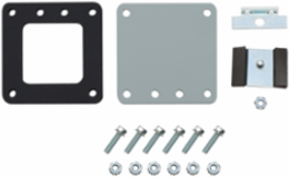 Closure Plate Hinged-Cover Lay-in Wireway 12 x 6 Inch Gray Steel, NEMA 12, IP54