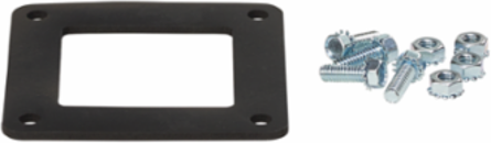 Gasket and Screws Feed-Through 2.50 Inch x 2.50 Inch Neoprene, IP54 Rated