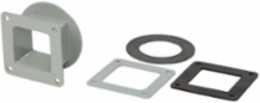 Swivel Nipple Feed-Through, 2.50x2.50, Gray, Steel
