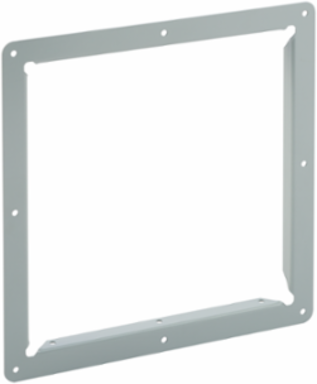 Panel Adapter LayIn Painted Wireway, 3.00x3.00, Gray, Mild Steel