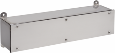 Screw Cover Wiring Trough NEMA Type 4X, 4.00x4.00x18.00, Brushed, SS304