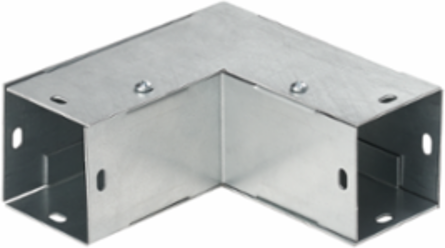 90-Degree Lay-in Elbow Galvanized Steel for 4 Inch x 4 Inch Wireway