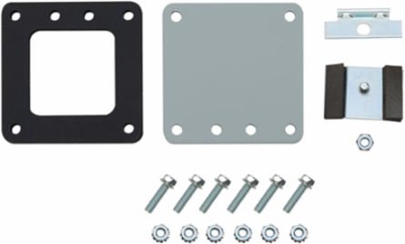Closure Plate Hinged-Cover Wireway 4 Inch x 4 Inch, Gray Mild Steel, NEMA 12