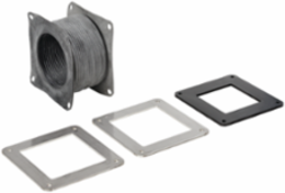 Flexible Fitting Feed-Through 4 Inch x 4 Inch, SS304, NEMA Type 12