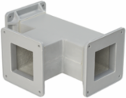 Tee Fitting Feed-Through, 4.00x4.00, Gray, Fiberglass