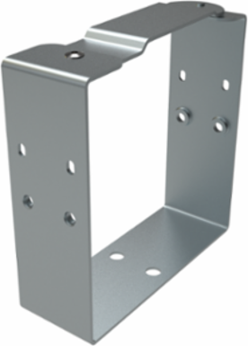 Universal U-Connector for Lay-In Wireway, fits 6.0x6.0, Galvanized Steel