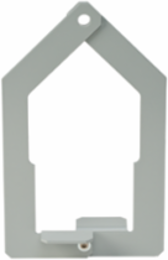 Wireway Hanger, fits 6.00x6.00, Gray, Steel