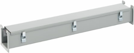 Straight Section Lay-in Hinged Cover Type 12, 6.00x6.00x36.00, Gray, Steel