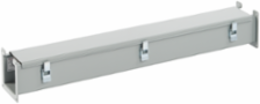 Straight Section Lay-in Hinged Cover Type 12, 6.00x6.00x36.00, Gray, Steel
