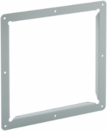 Panel Adapter LayIn Wireway, fits 6.00x6.00, Gray, Mild Steel