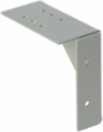 Wall Hanger, fits 6.00x6.00, Gray, Steel