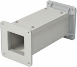 Straight Section Feed-Through Type 12 and 3R, 6.00x6.00x12.00, Gray, Fiberglass