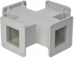 Fiberglass Cross Fitting Feed-Through 6 Inch x 6 Inch, NEMA 12, IP55