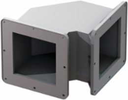 90-Degree Feed-Through Elbow, 6 Inch x 6 Inch, Fiberglass, IP55 Rating