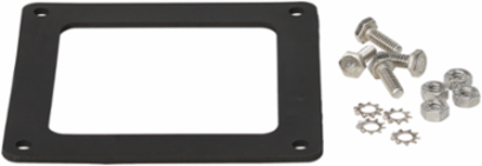 Brushed Stainless Steel Gasket & Screws Feed-Through, 6 Inch x 6 Inch, NEMA 4X