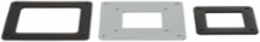 Reducer Bushings Feed-Through Edge Hole, 6x6 to 4x4, Gray, Steel