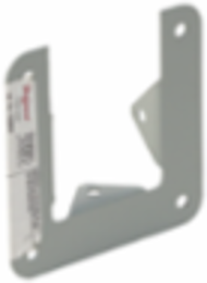 Open Adapter for LayIn Wireway, 8.00x8.00, Gray ANSI 61, Mild Steel