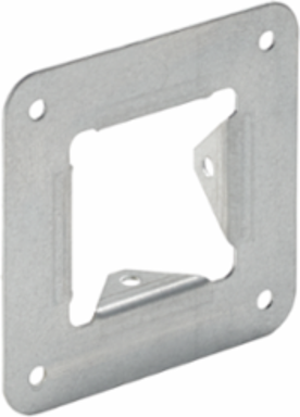 Panel Adapter LayIn Wireway, 8.00x8.00, Galvanized, Mild Steel