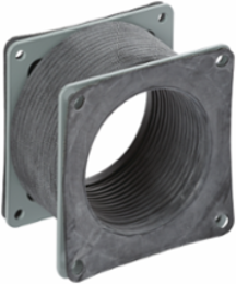 Flexible Feed-Through Fitting, 8 Inch x 8 Inch, Hypalon Rubber, NEMA Type 12