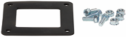 Feed-Through Gasket Kit, 8 x 8 Inch, Neoprene, NEMA 12, Black
