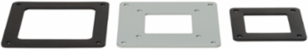 Reducer Bushings Feed-Through Center Hole, 8x8 to 6x6, Gray, Steel