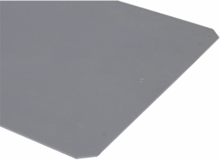 APO Hinged Front Plate, 19.57 Inch x 11.89 Inch x 0.08 Inch, Aluminum