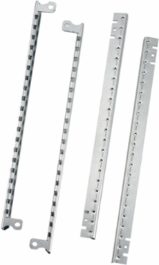 Vertical Accessory Mounting Rails, 1000mm, Steel, Galvanized, 2 mm Thick