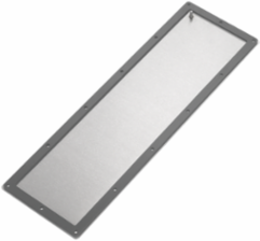 12 Inch x 6 Inch Gland Plate, SS Type 316, Cutout Size 241 x 95