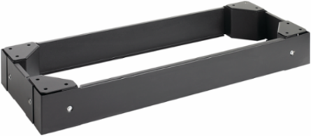 100 mm Plinth Base for 800 x 300 Enclosures, Gray Steel, 1.5 Inch Thick