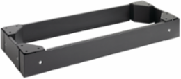 100 mm Plinth Base for 900 x 325 Enclosures, Gray Steel, 1.5 mm Thickness