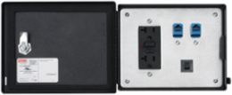 InterSafe Data Interface Port, 143x176x24mm, IP66, Composite Material