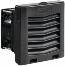 Side-Mount Filter Fan 115V 21 CFM 4.42 x 4.44 x 3.65 Inch Black