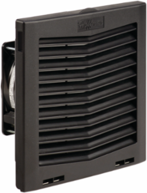 Side-Mount Filter Fan 48V 70 CFM Graphite Black 8.19 x 8.21 x 4.15 Inch