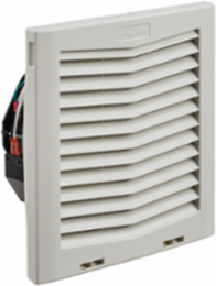 Side-Mount Filter Fan 24V 103CFM Light Gray, 10.13 x 10.14 x 5.18 Inch