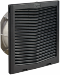 Side-Mount Filter Fan 48V 395CFM Graphite Black, 12.8 x 12.82 x 6.36 Inch