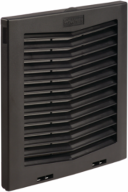 Filter Fan Exhaust Grille 10 Inch IP54 Plastic Black