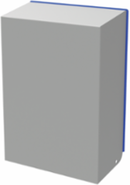 19.50x14.30x6.10 Inch Filter Fan Shroud, Mild Steel, Light Gray, NEMA 4