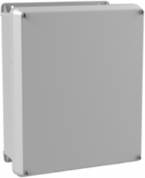 Flat Cover Type 4X 11.68x9.69x4.62 Inch, Fiberglass, IP66 Rating