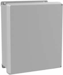 Fiberglass Flat Cover with Latches, 13.81x11.81x5.99 Inch, NEMA 4X