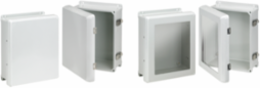 Flat Cover Window Enclosure 17.81x15.81x8.86 Inch, Fiberglass, NEMA 4X