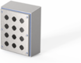 HyShed Screw Cover Pushbutton Type 4X, 11x9x4, 22.5 mm, SS304
