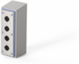 HyShed Screw Cover Pushbutton Type 4X, 11x4x4, 22.5 mm, SS304